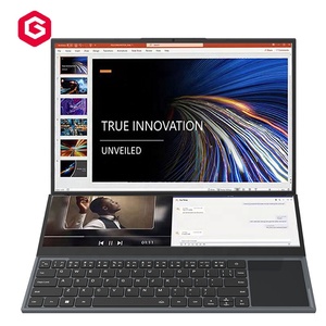 Custom logo Laptop CPU W-10855M Double Screen 16inch+14inch Touch Pad 3400mAh Battery <strong>Cheap</strong> <strong>Computer</strong> <strong>Netbook</strong> - Product Image 5