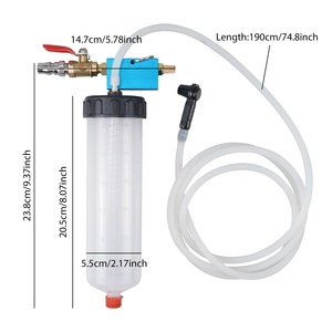 BEVINSEE 1x 80cm/ 31.5 Pulgadas Herramienta de Repuesto de Líquido de Frenos para Automóviles y Camiones, Bomba de Purga de Aceite, Kit de Equipo para <span class=keywords><strong>Mazda</strong></span> <span class=keywords><strong>3</strong></span> CX-5 RX-8 - Product Image 3