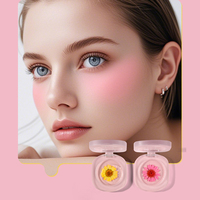 Fard à joues de maquillage de visage de marque privée de gros OEM fard à joues magique de couleur unique fard à joues à pH changeant de couleur