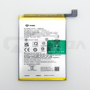 TLIDA <span class=keywords><strong>แบ</strong></span><span class=keywords><strong>ต</strong></span>เตอรี่โทรศัพท์มือถือแบ<span class=keywords><strong>ต</strong></span>เตอรี่ลิเธียมโพลิเมอร์<span class=keywords><strong>แบ</strong></span>บชาร์จไฟได้ BLP923 สําหรับ <span class=keywords><strong>OPPO</strong></span> <span class=keywords><strong>A57</strong></span> 2022 4G A77 5G A77S 5000mAh - Product Image 1