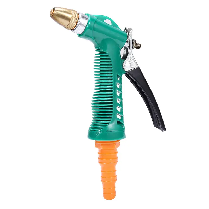 High Pressure Automatic Garden Irrigation Copper Nozzle Head Of Household Washing Washing Tools Spray Gun Nozzle Garden Hoses