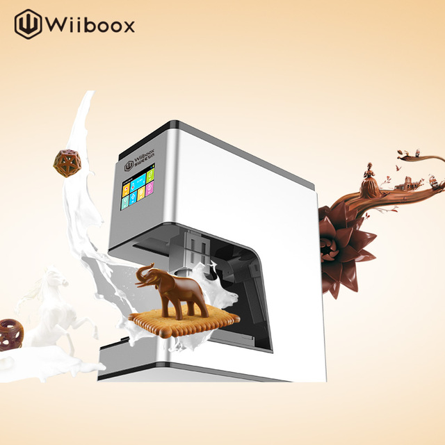 Wiiboox 2023 Best Popular Hot-sale Big Build Size High Speed Rapid Prototyping 3D Chocolate Printer Kids DIY Food Printer