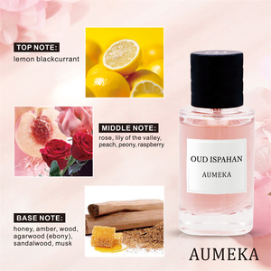 AU298 Profumo Oud Ispahan 50ml in Vendita, Eau De Parfum in Flacone di Vetro, Fragranza Spray per il Corpo, Profumo da Donna Eau De Toilette - Product Image 6