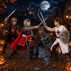 Disponible en Varios Estilos, Disfraz de Guerrero Romano para Niños, Conjunto de Disfraz de <span class=keywords><strong>Gladiador</strong></span> Medieval para Niños, Disfraz de Caballero para Halloween, Cosplay, LARP, TV y Cine - Product Image 3