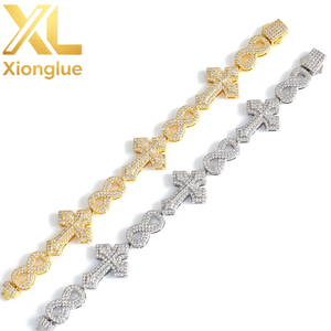 สร้อยคอเงินแท้ S925 สไตล์ฮิปฮอปยุโรปและอเมริกา ดีไซน์โคลเวอร์ 4 มม. สำหรับผู้หญิง เครื่องประดับหรูหราแบบเรียบง่าย - Product Image 3