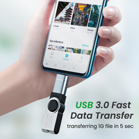 Konverter Kabel OTG Tipe C ke USB 3.0, Konverter Tipe C untuk Samsung S20 S10 S9 Note 10 Lenovo Tab 4 10 Plus Adaptor USB-C