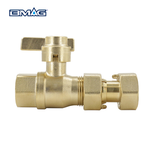 <span class=keywords><strong>Vanne</strong></span> à boisseau sphérique en laiton verrouillable manuellement BMAG DN15-DN20 1/2"-2" filetage femelle avec joint PTFE <span class=keywords><strong>pour</strong></span> compteur d'<span class=keywords><strong>eau</strong></span> - Product Image 5