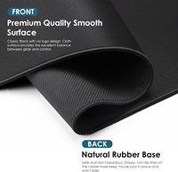 Tapis de bureau de jeu personnalisé Hunan Sports, grande taille, noir, multi-tailles, tapis de souris imperméable et antidérapant, fournisseur en gros pour le bureau et le jeu