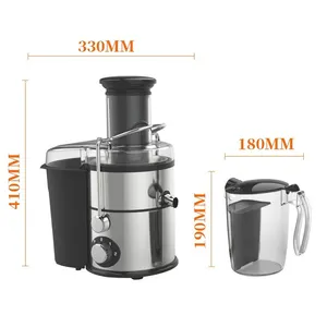 Wholesale Juice Machine Vegetable Fruit Juicer Powerful Electric Separation of Juice and Residue Juicer