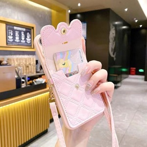 เคสโทรศัพท์หนังรูปโบว์ผีเสื้อพร้อมสายคล้องสำหรับ <span class=keywords><strong>iPhone</strong></span> 17 16 15 14 13 12 PRO MAX กระเป๋าใส่เหรียญเคสโทรศัพท์สำหรับ <span class=keywords><strong>Apple</strong></span> - Product Image 4