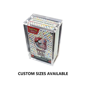 Acrylic Magnetic Pok&eacute;mon Booster Bundle <strong>Perspex</strong> <strong>Display</strong> <strong>Box</strong> with Magnetic Lids Eco-Friendly Customized Portable Case - Product Image 2