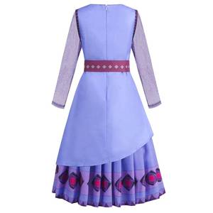 Ensemble de costumes d'Halloween pour filles Meshin, 4 pièces, sur le thème de la star du film TV, avec robe de princesse Asha (polyester) - Product Image 2