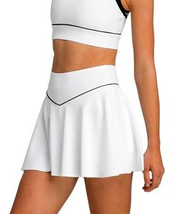 Aoyema, Falda plisada de tenis antideslumbrante para mujer, pantalones deportivos, Golf, falda de bádminton para mujer con pantalones cortos - Product Image 1