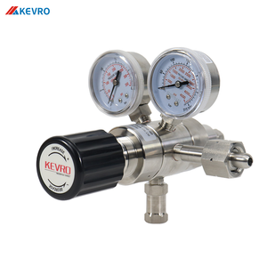 KEVRO Çift Kademeli Gaz Basınç Regülatörü 25MPA Azot Argon <span class=keywords><strong>CO2</strong></span> Karbon Dioksit Gazı CGA580 için - Product Image 3