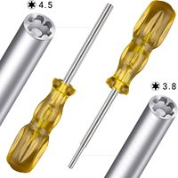 Jeu de tournevis, embouts de tournevis de sécurité de 3,8 mm et 4,5 mm pour ouvrir les consoles Nintendo, Sega et les cartouches de jeux