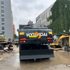 Excavadora Coreana Usada Hyundai 210w-9 de 21 Toneladas, Excavadora de Ruedas Hyundai 210w-9 en Venta, Excavadora de Segunda Mano Hyundai 210w-9 - Product Image 6
