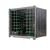Système automatique d'aquaponie solaire hydroponique HZ-1500H pour la production de fourrage avec une capacité de 1500 kg/jour