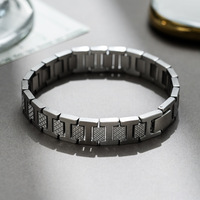 Bracelet en acier inoxydable tendance pour hommes et femmes, anti-allergie, accessoire de poignet, vente en gros