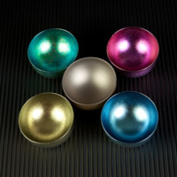 Vente chaude Titane Coloré Métal Tasse À Thé Double Paroi Sake Shot Tasse pour Bar et Cocktail Écologique Accessoires À Boire