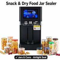 Machine de scellage automatique pour canettes en aluminium et PET 180W pour boissons, café, lait, thé, jus, soda, bubble tea