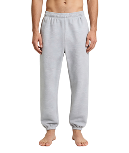 Nouveaux pantalons d'hiver en molleton 400 GSM pour hommes, vente en gros, épais, chauds, coupe ample, joggers sans cordon, avec cordon aux chevilles, pantalons tendance - Product Image 1