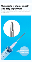 Prix usine Kama Seringue 10ml Avec Aiguille D'alimentation 60ml Automatique Bouchon D'injection Tube Colostrum Seringue Jetable