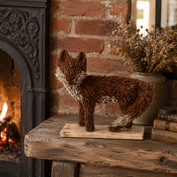 Sculpture de vache artisanale en bois flotté, statue d'animal en bois, ornement décoratif pour la maison, pour table, salon, cadeau