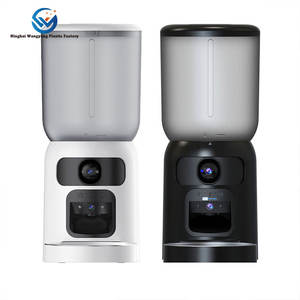 Pengumpan hewan peliharaan Video HD 1080P otomatis, mangkuk interaktif AI gaya Solid Modern ramah lingkungan untuk anjing kapasitas pengisian daya/baterai 6L - Product Image 1