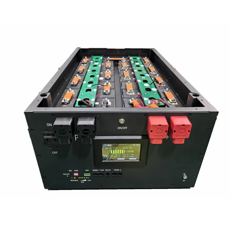 Batería solar de litio caja de alimentación de pared 16S 48V 280AH LiFePO4 batería caja de metal caja de almacenamiento DIY JK BMS