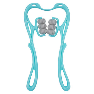 D Swan 6 Ball Cervical Clip Neck Massager Kneading Roller Portable Neck Shoulder Relaxation Massage <b>Tool</b> - Product Image 3