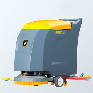 Hot New Fully Automatic Walk-Behind Scrubber <b>Floor</b> <b>Cleaning</b> <b>Machine</b> With Steering Design Washing Dryer <b>Floor</b> Scrubber - Product Image 2