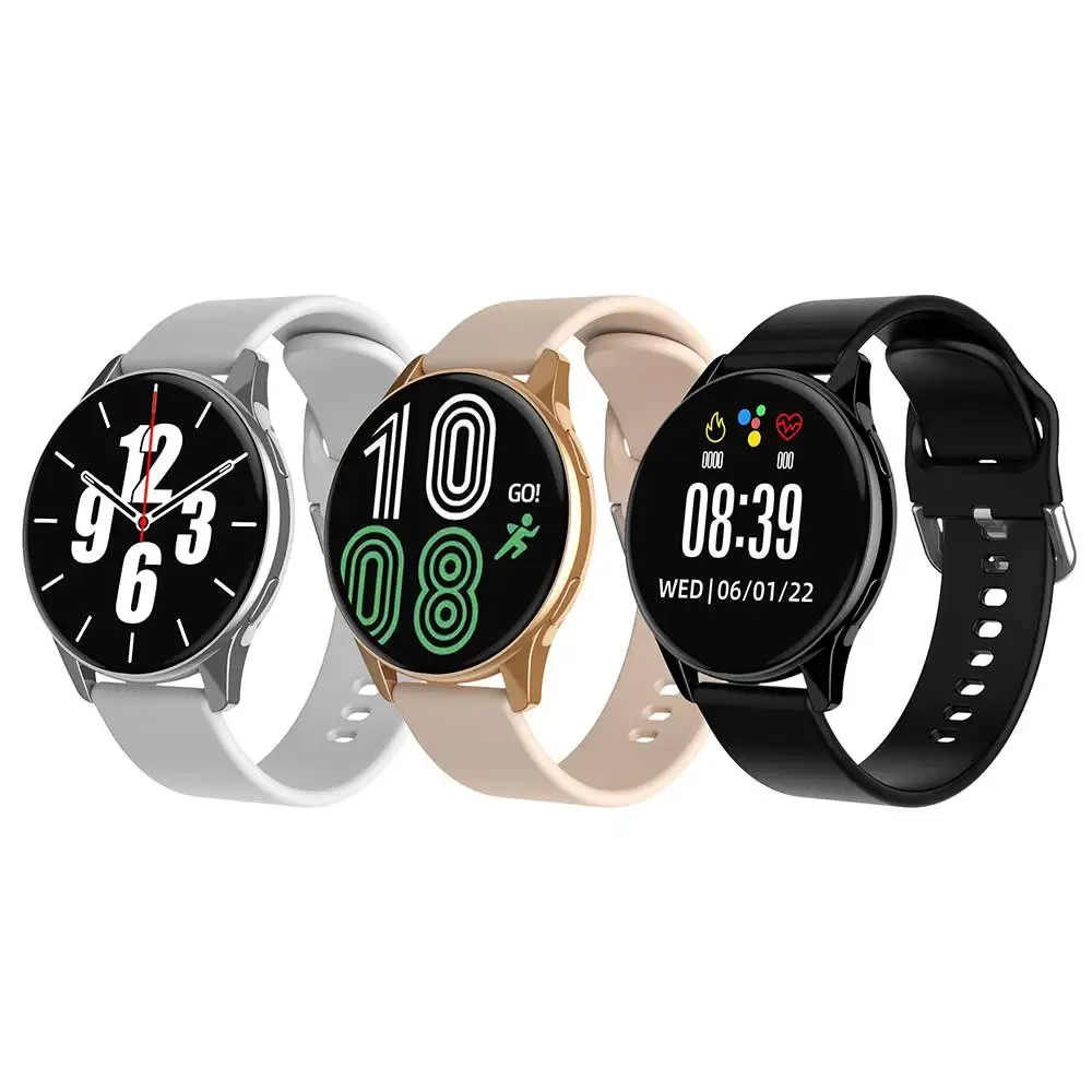 Reloj inteligente deportivo T2 pro, pulsera con dial personalizado, control del ritmo cardíaco, Android