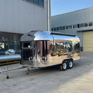 Chariot de nourriture amplement d'espace | Cuisine, évier et équipement entièrement personnalisables pour la vente de collations diverses - Product Image 2