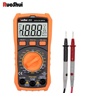 Multímetro Digital RuoShui 203, probador Manual DMM con función NCV, medidor de frecuencia en vivo, probador de temperatura, medidor de Valor eficaz verdadero, nuevo - Product Image 3