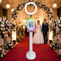 Cabina de Fotos Portátil para iPad, Cabina de Selfies para Bodas, Fiestas, Eventos Corporativos, Alquiler para Negocios