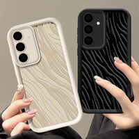 Nouveau boîtier d'impression à rayures zébrées souple en TPU tout autour housse de Protection pour Realme 15 Pro 15 14 14x C71 C73 C75 Note 70