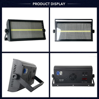 Luz Estroboscópica LED Segmentada 8+8 con Control DMX512 para Bar, DJ, Discoteca, Club, Escenario y Parque Temático, Teñido y Destello RGB