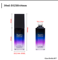Flacon pompe cosmétique en verre personnalisé avec logo, 15 ml-40 ml, emballage de luxe pour sérum visage, lotion, base de maquillage