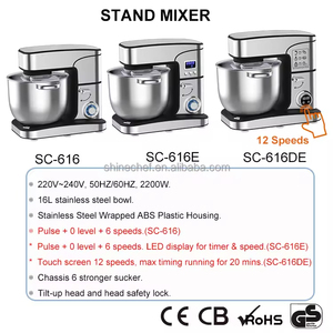 Đa Chức Năng Hộ Gia Đình 2800W 16L Thực Phẩm Máy Trộn Bánh Bột Đứng <span class=keywords><strong>Mixer</strong></span> Cho Bánh - Product Image 4