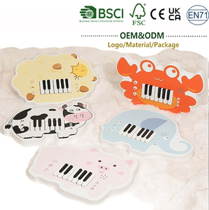 Jouets Montessori, piano électronique en bois pour enfants, jouet musical pour enfants, cultive le rythme et l'éveil musical - Product Image 1