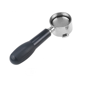 Portafiltro sin fondo para <span class=keywords><strong>cafetera</strong></span> <span class=keywords><strong>Delonghi</strong></span> EC680/EC685, <span class=keywords><strong>filtro</strong></span> de 51 mm, cesta de <span class=keywords><strong>filtro</strong></span> de repuesto de acero inoxidable, accesorios para café - Product Image 2