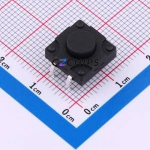 TSW12161-055B531BA Tactile Switch Through hole-4P,11.7x11.5mm Switch Single Pole Single Throw Round Button 2.8N 11.7mm - Product Image 1