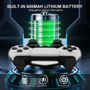 P48 rung chuyển động sáu trục con quay hồi chuyển gamepad BT không dây cảm giác chơi game điều khiển cho PC 7/8/10 Android IOS PS3 PS4 Joypad - Product Image 4