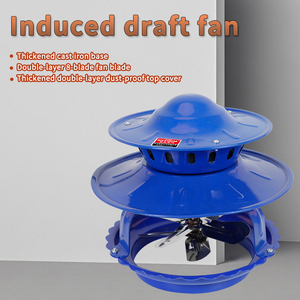 Ventilateur de tirage induit 100W 2800 tr/min, ventilateur d'évacuation de cheminée 135-210mm, moteur en cuivre, ventilateur anti-reflux pour poêle - Product Image 1