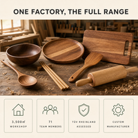 Ustensiles de cuisine en bois naturel durables, ensemble spatule et cuillère en bois, support en céramique, compatible avec les ustensiles antiadhésifs, bois de qualité alimentaire pour la cuisson