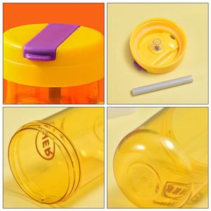Vaso Infantil Antiderrames con Pajita, Botella de Agua de Plástico para Llevar, con Logotipo para Promoción - Product Image 6