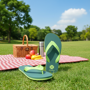 Sandales plates pour hommes, design moderne, décontractées, solides et durables, pour pique-nique en plein air - Product Image 3