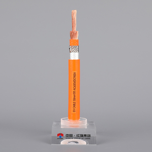 Cavo Elettrico Automobilistico ad Alta Tensione 125 Gradi 900V <span class=keywords><strong>EVR</strong></span> 0.75mm2 Non Schermato, Cavo Arancione ad Alta Tensione per Veicoli Elettrici - Product Image 2