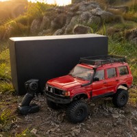 Jouets RC pour adultes, SUV télécommandé 4x4 tout-terrain, voiture de qualité hobby, cadeau avec porte-bagages sur le toit, homologué EN71 CE