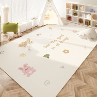 Tapis personnalisé sur mesure avec logo pour la maison, tapis décoratif pour chambre à coucher, tapis de sol en velours cristal imprimé pour salon